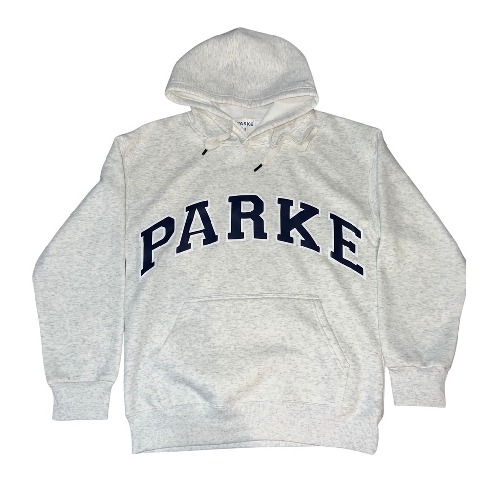 PARKE Grey Varsity Hoodie NWOT